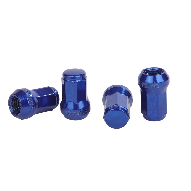 [Partools] Lock Nuts Blue Car Tire Wheel Nuts M12 Short