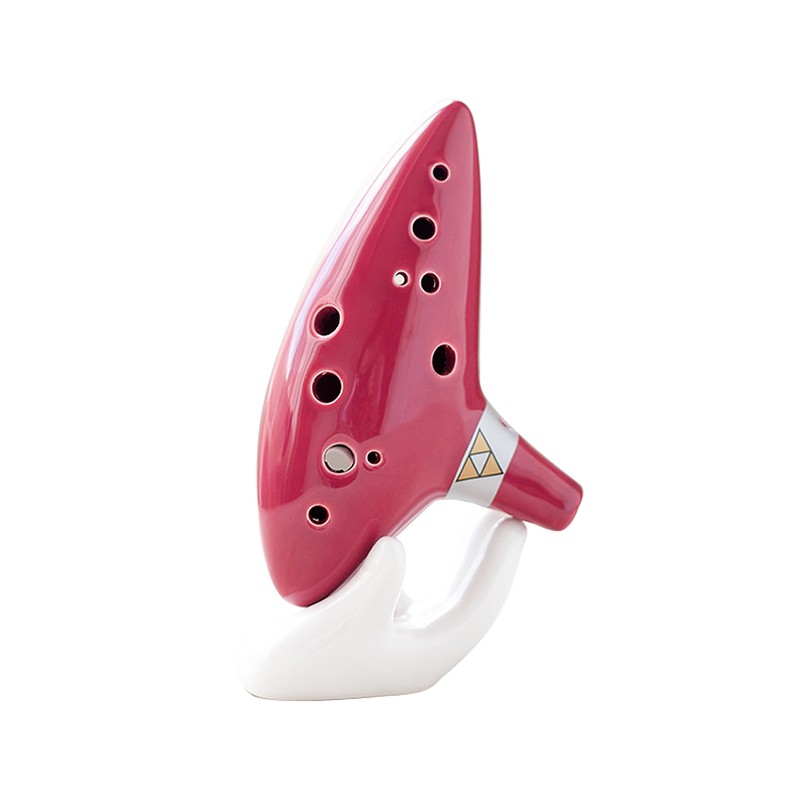 12 Holes Alto C Ocarina Ceramic Vessel Flute Wind Musical