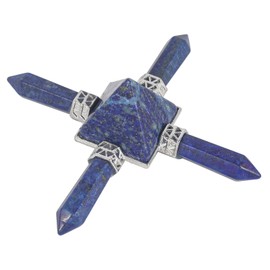 Lovionus89 4 Crystal Point Chakra Points Energy Generator Decorating Reiki Healing Crystal Stone Lapis Lazuli