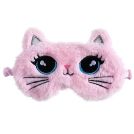 Beaupretty Máscara De Ojos Para Dormir Niños Diseño De Gato Antifaz Suave Y Cómodo Para Viajes Siesta Uso En Casa 7.87X4.92X0.59In                    