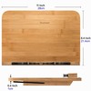 Leggio in legno, bookstand bambù, Lettura Supporto Notebook e ricettario