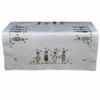 texpot Tischdecke 85 x 85 cm mit Stickerei Hasenkinder Osterhasen