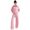 SUUKSESS Women 2 Piece Lounge Matching Sets Wide Leg Sweatpants