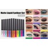 Delineador Líquido Mate para Ojos, Pack de 12 Colores de