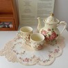 Mausouca Oval lace Doilies 2pcs soft Lace Table Placemats Franch