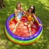 Poolcandy Inflatable Party Sunning Pool, Rainbow
