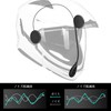 SETHDA Motorcycle Earphones, Incom, Bluetooth 5.0, Auto Reception Wireless Earphones,