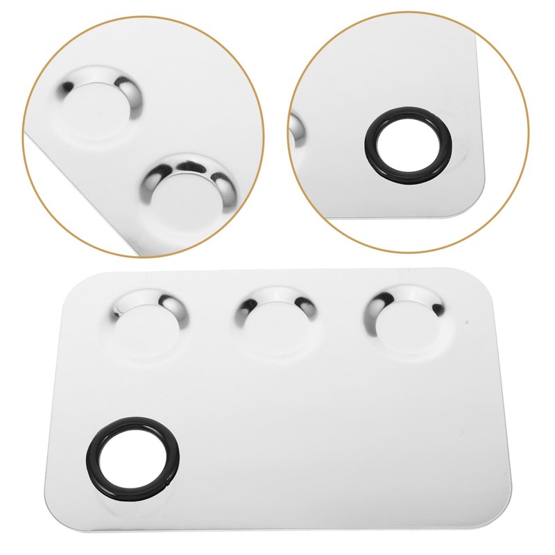 VICASKY Makeup Mixing Plate Durable Foundation Mixing Tray for Easy