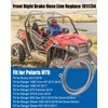 Upgrade 1911735 Front Right Brake Hose Line Compatible with Polaris