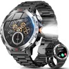 Smart Watch (2025 Improved Version), Military Standards, Flashlight, Bluetooth 5.3