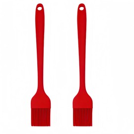 Silicone Basting Pastry Brush 2pcs, for Sauce Marinade Meat, Heat Resistant Food Brush Spread Oil Butter Sauce for BBQ, Desserts, Sauce Sausages,Cooking Baking