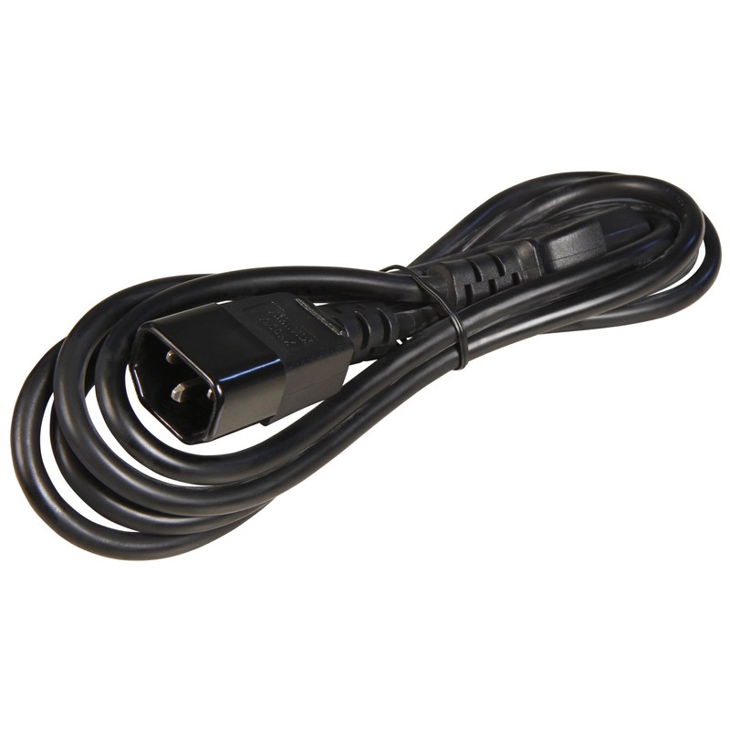 Netz-Verlängerungskabel, 1,8m Kaltgeräte-Stecker/Kupplu