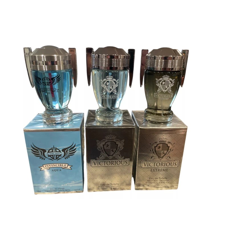Cologne Victorious Cologne Lot 3 Bottles Aqua / Extreme /
