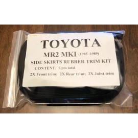Bushwacker Toyota MR2 MK1 SC AW11 Side Skirt / Fender Flare Rubber Trim Kit Supercharged