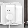 Funny Bathroom Waterproof Outlet Cover 02 Square Outlet C - Transparent 2ea