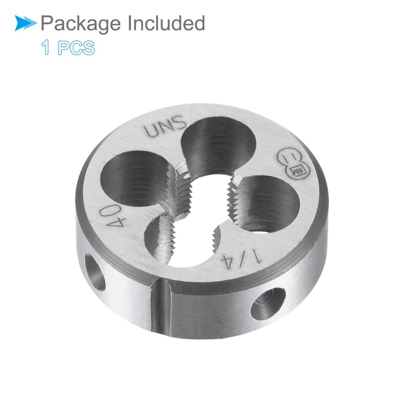 CoCud Round Thread Repair Dies 1/4"-40 UNS Dies 20mm OD