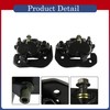 Front Rear Brake Calipers with Pads Replacement for Outlander 450