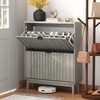 Smart FENDEE 31.5''W Shoe Cabinet for Entryway with 2 Flip