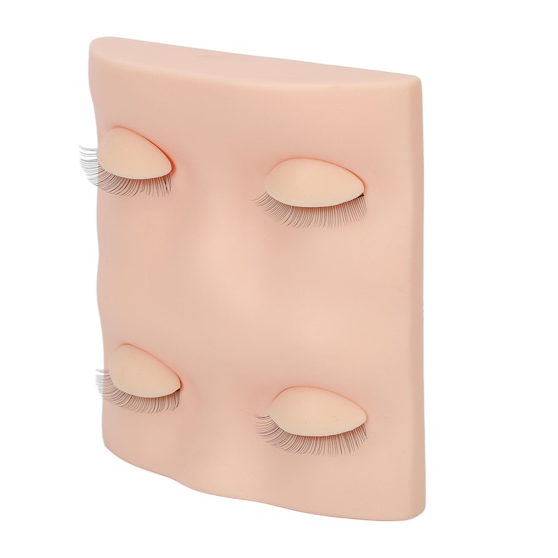 Lash Mannequin Head with with 3 Pairs Replacement Eyelids Realistic