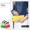 Beaure B-0003 Women's Genuine Leather Round Long Wallet with Tassel,