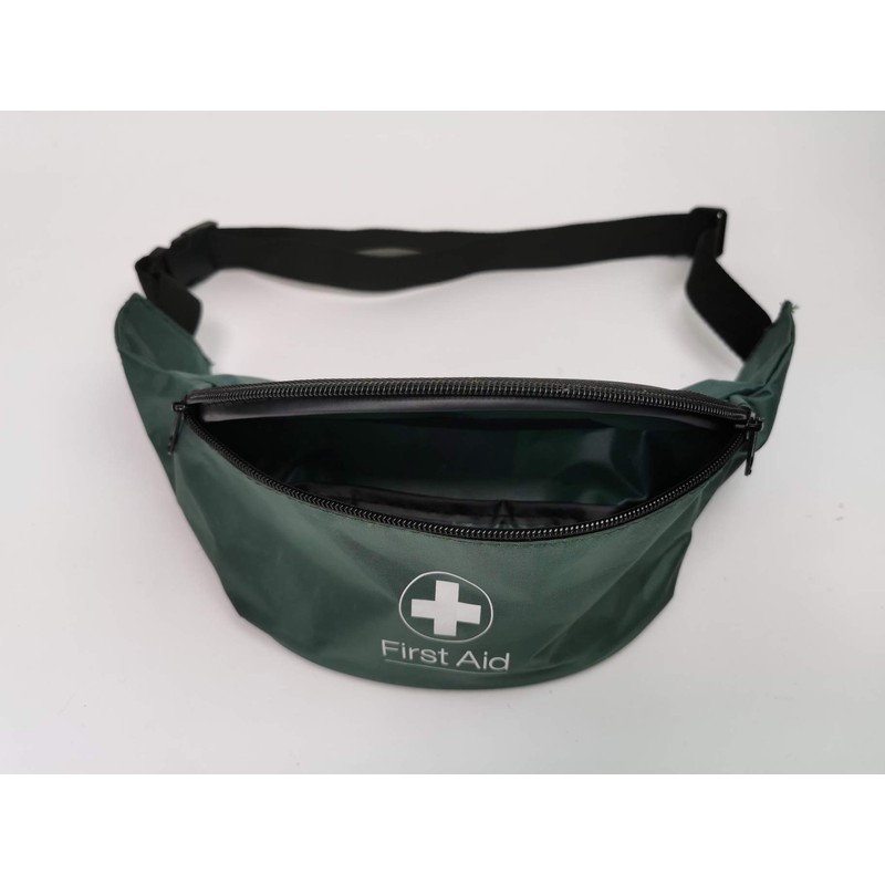 Blue Dot One Person Travel Kit in Green Bum Bag