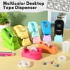 Watersay 12 Pack Multicolor Desktop Tape Dispenser 4 Inch Non