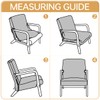 SONNACH Stretch Arm Chair Covers,Mid-Century Modern Chair Cover Reading Armchair