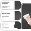 Stainless Steel Stove Backsplash, Kitchen Splatter Shield Black 12"x16"