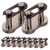 Gatuida 10pcs Motorcycle Chain Connector Link Durable Joint Buckle for