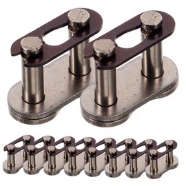 Gatuida 10pcs Motorcycle Chain Connector Link Durable Joint Buckle for Bikes Atvs Easy Installation Standard Roller Chain Links for Off-road Use