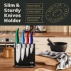 Vos Ceramic Knife Set with Block, Ceramic Knives Set For