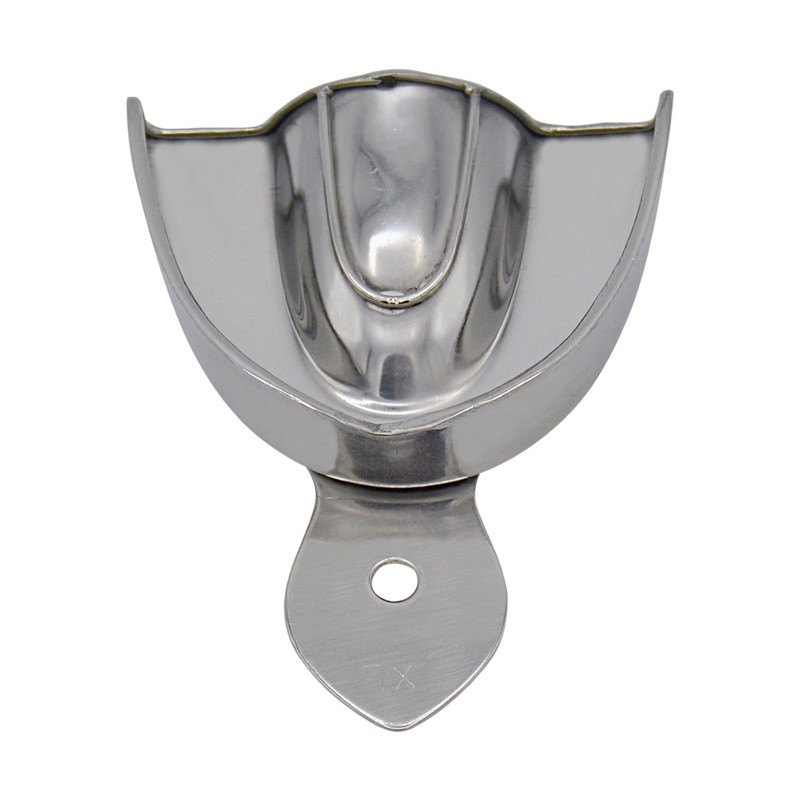 Metal Dental Impression Trays Set Solid Upper & Lower Regular