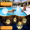2 Pack Floating Pool Lights Solar Powered 14 inch Pool