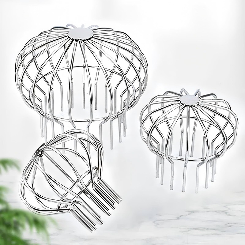 304 Stainless Steel Gutter Guard, Filter Strainer Fits for Round