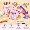 48-Piece Washable Back to School Supplies Gift Kit for Kids-Unicorn
