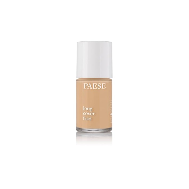 Paese Cosmetics 2.5 Warm Beige Long Cover Fluid Foundation, 30ml