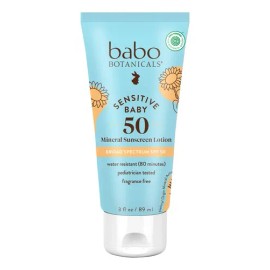 Babo Botanicals Sensitive Baby Mineral Sunscreen Lotion Spf5