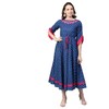 Yash Gallery Vestido de mujer de algodón Cambric bordado con