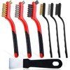 IROKCAKPT Wire Brush, Rust Proof Cleaning Brush, Channel Brush, Nylon,