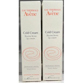 Avène (2 PACK) Avene Cold Cream Lip Cream, 0.4 oz. - EXP: 9/16