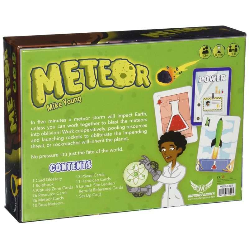 Mini Meteor Cooperative Board Game