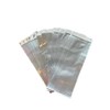 Silver Foil Hot Dog Bags, 9" Unprinted Disposable Wrappers -