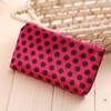 Seadiquiet Red Outdoor Travel Storage Cosmetic Bag,Heart Dot Print Toiletry