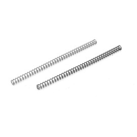 uxcell Compression Spring,304 Stainless Steel,2mm OD,0.3mm Wire Size,40mm Free Length,Silver Tone,20Pcs
