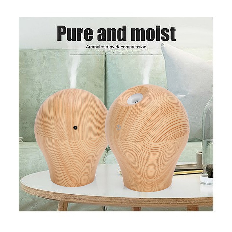 Mini Air Humidifier Rechargeable Aromatherapy Diffuser Night Light Desktop Mist