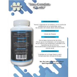Citrato De Potasio 120 Cápsulas Nutrasint