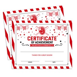 Baseball Award Certificate, Sport Achievement Certificates for Kids Students, End of Season Baseball Team Recognition Certificate, Sports Ceremony Award, 14