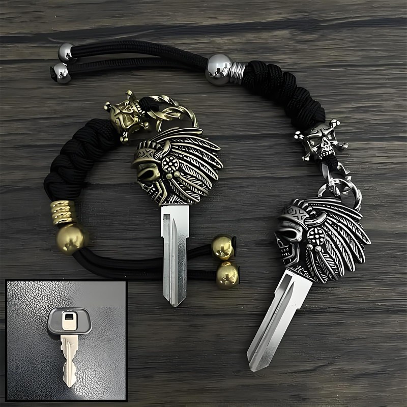 XIDAODIT Motorcycle Uncut Blade Blank Key Embryo For Indian Scout