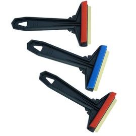 L&P A054 Set of 3 Ice Scraper Car Windscreen Scraper Car Ice Scraper Brass Blade Murska Car Scratcher Snow Scraper Car
