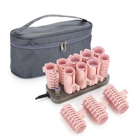 Heated Rollers for Hair Styling, 1 Minute Rapid Heat Up Electric Curlers with 160°C Thermostat, Heat Proof ABS Construction, Multiple Size Rollers for All Hair Types